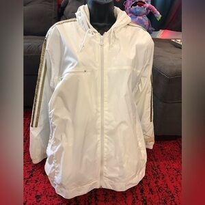 Adidas Vintage “00” Hooded Windbreaker Size L